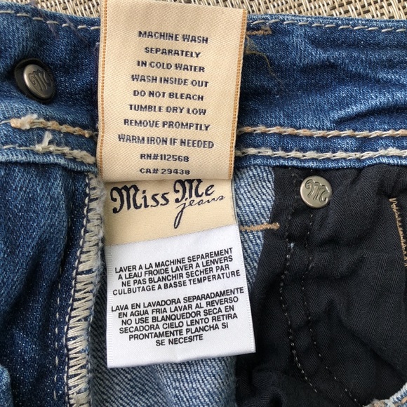 Miss Me Jeans size 25 distressed - Picture 8 of 15